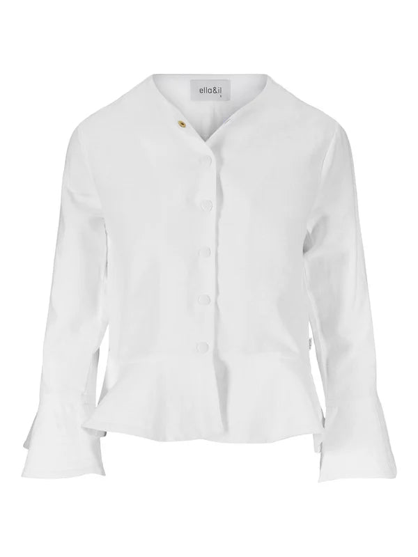 Maren Linen Jacket - Vit