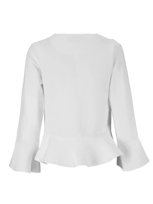 Maren Linen Jacket - Vit