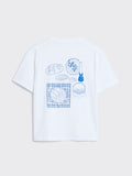 Sketch Tee - Vit