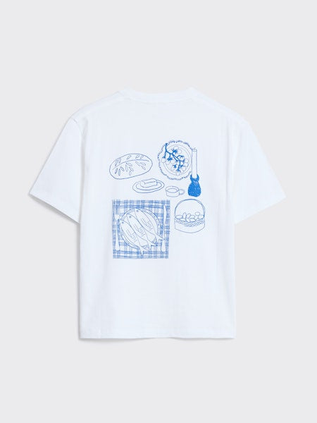 Sketch Tee - Vit