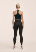 Overlap High Waist Tights - Svart