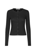 Saalexo Ls Cardigan - Black