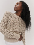 Lea Cotton Sweater - Chickpea Beige