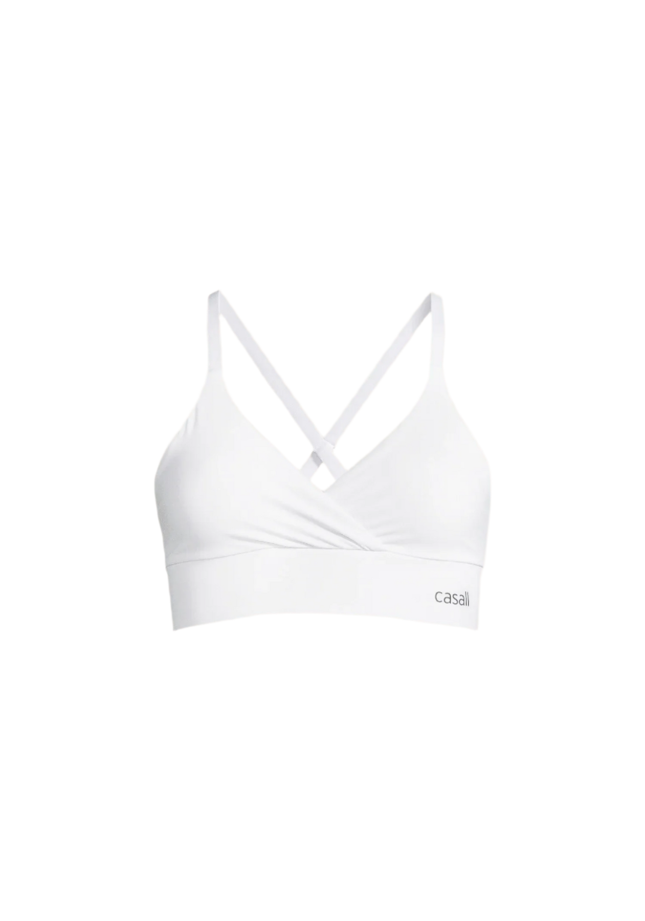 Wrap Sports Bra - Vit