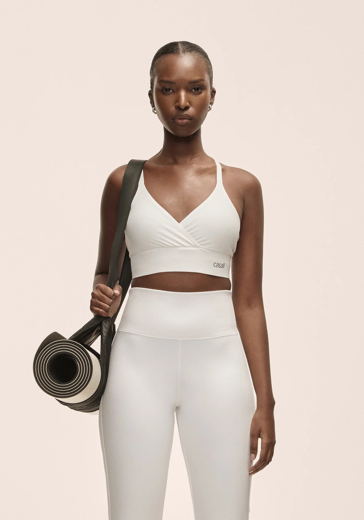 Wrap Sports Bra - Vit