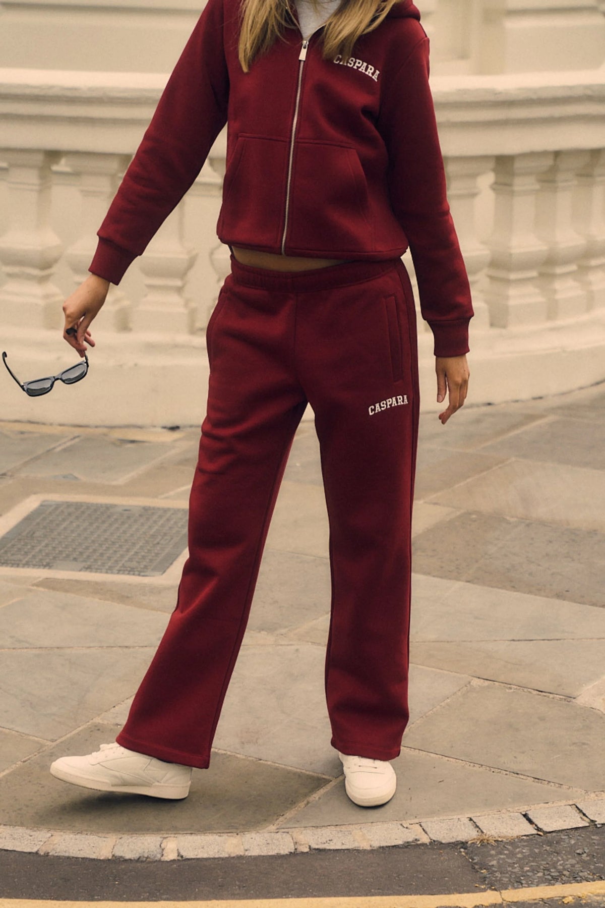 W. Varsity Sl Pants - Burgundy