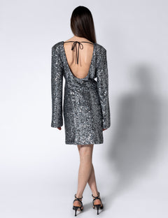 Sandra Dress - Silver