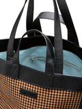 Gingham Lily Bag - Acorn Brown