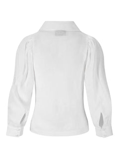Vivienne Linen Blouse - White