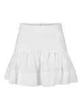 Anya Linen Skirt - Vit