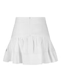 Anya Linen Skirt - Vit