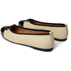 Lucy - Beige/Black Patent