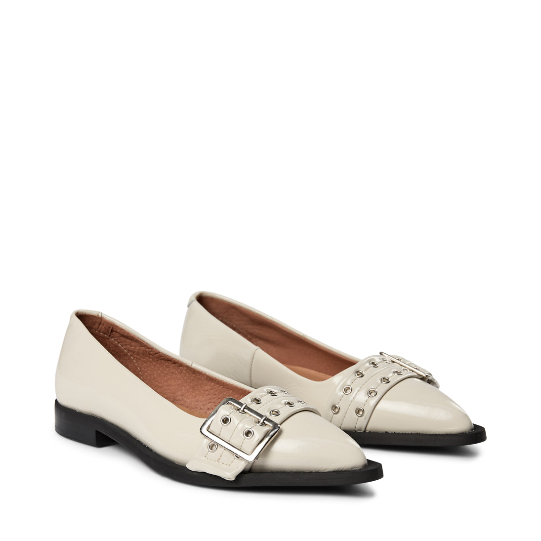 Saso Low - Beige Patent