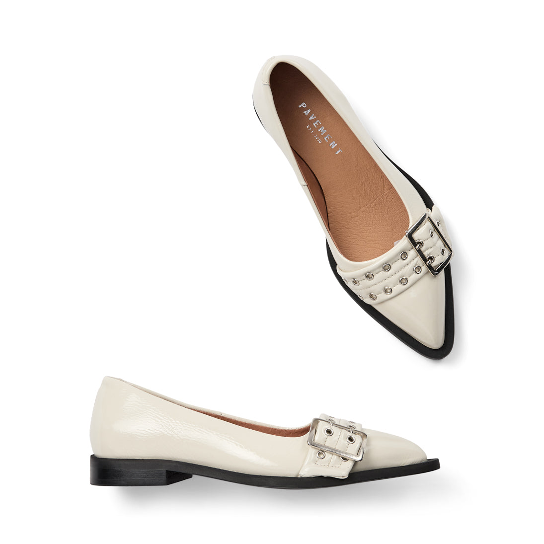 Saso Low - Beige Patent