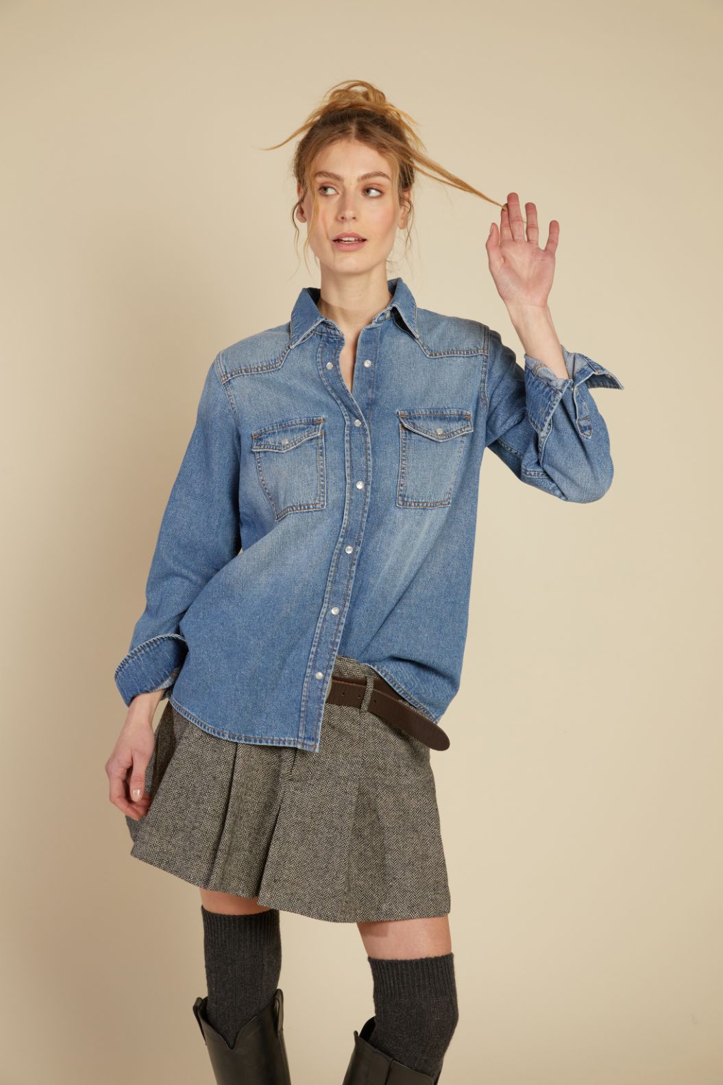 Jackie Denimskjorta