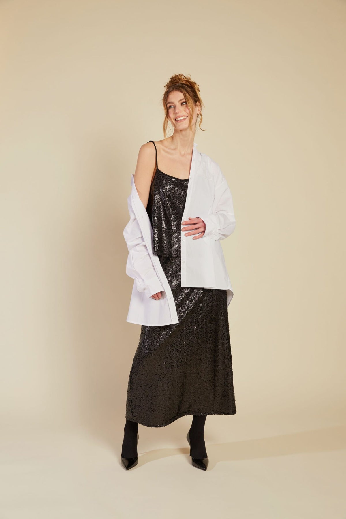 Rikke Sequins Maxikjol