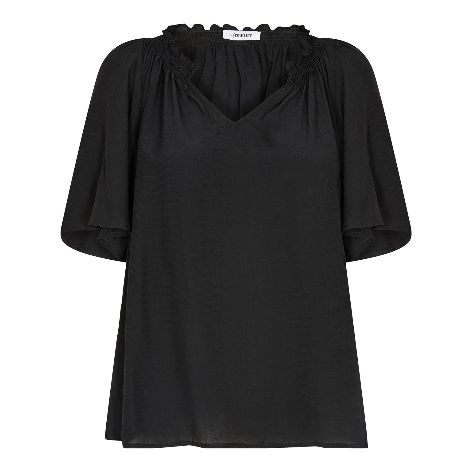 Sunrise Flow Top - Black