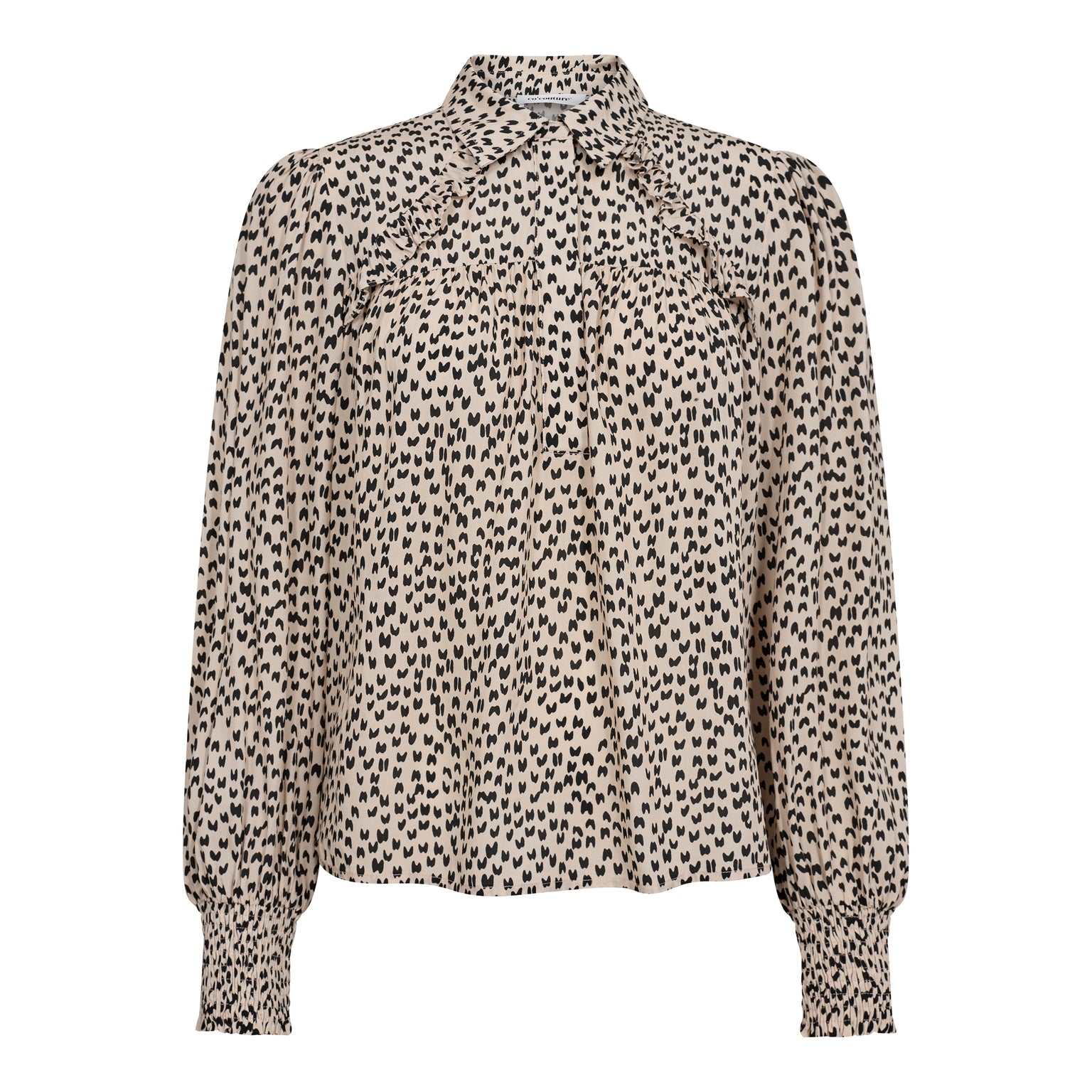 Butterdotcc Frill Blouse - Powder