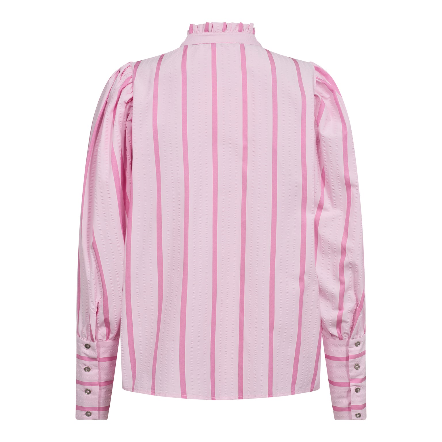 Tessiecc Stripe Puff Shirt - Bubblegum