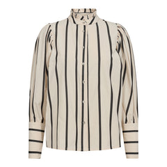 Tessiecc Stripe Puff Shirt - Marciblack