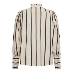 Tessiecc Stripe Puff Shirt - Marciblack