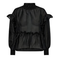 Moniquecc Frill Blouse - Black