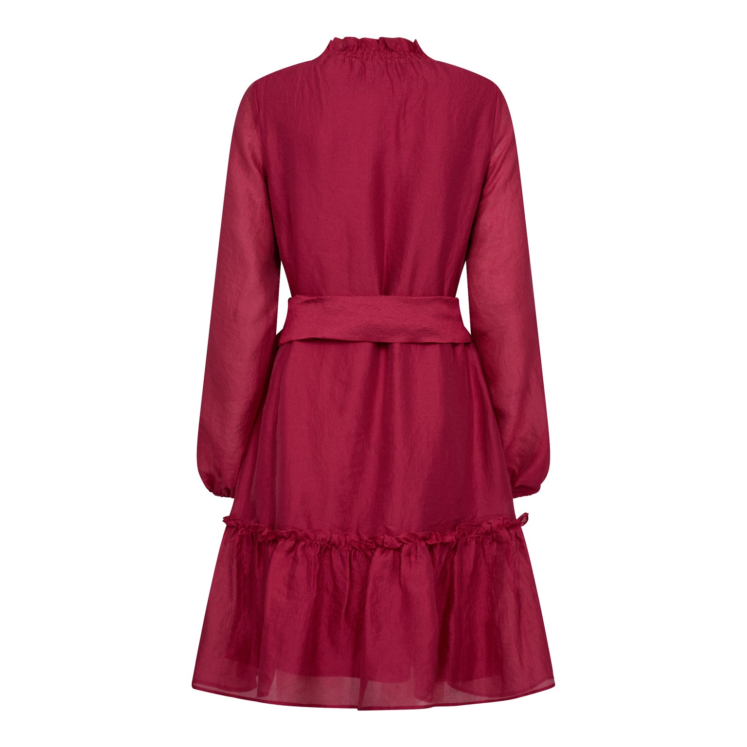 Moniquecc Ls Belt Dress - Pink