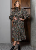Alicia Dress - Autumn Green