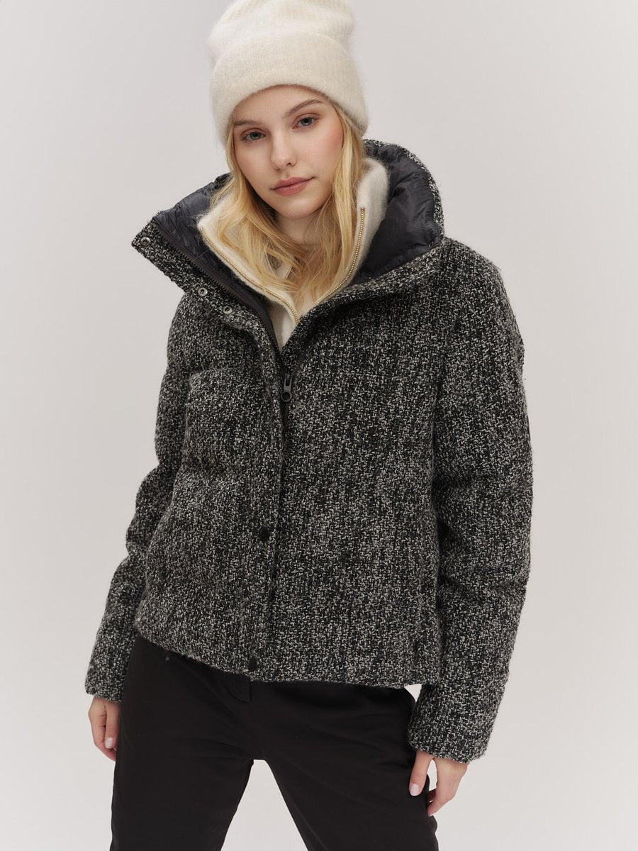 Indie Tweed Jacket - Vit/Svart