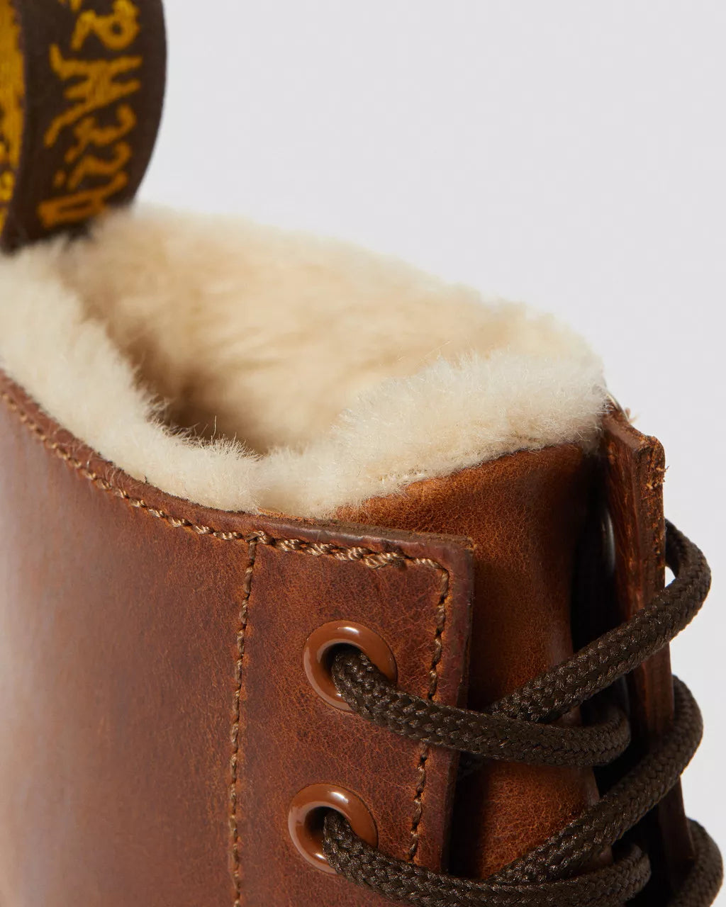1460 Serena Fuskpälsfodrade Skinnboots - Butterscotch Orleans