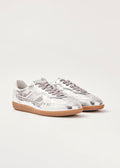Rife Leather Sneakers - Shimmer Silver Cream