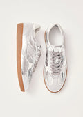 Rife Leather Sneakers - Shimmer Silver Cream
