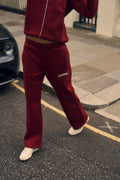 W. Varsity Sl Pants - Burgundy