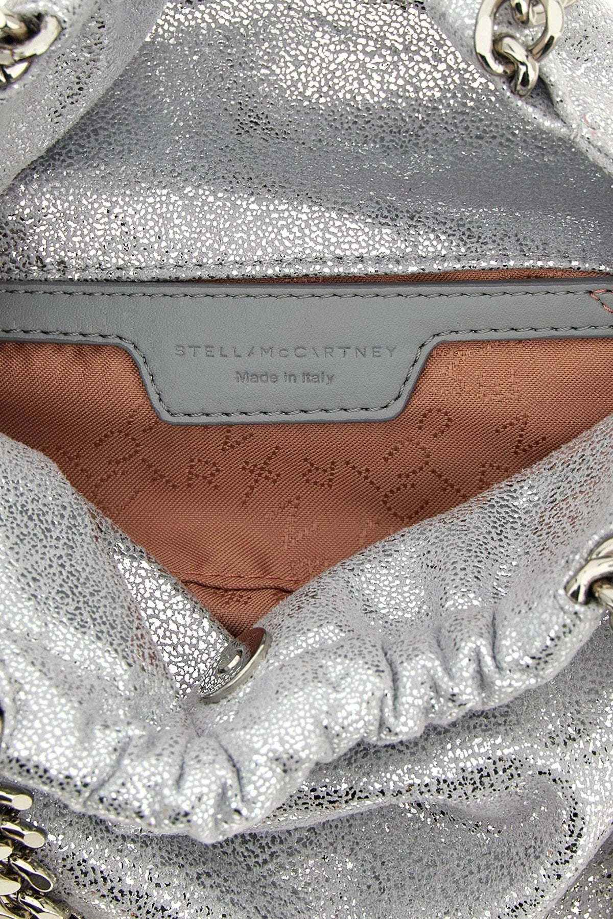 Stella McCartney Falabella Mini Drawstring Bag - Silver