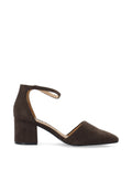 Biadevived Pump Micro Suede - Mörkbrun