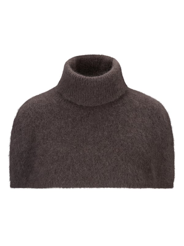Sylvia Chunky Neck - Mörkbrun
