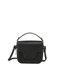 Glossy Cow Iris Bag - Black