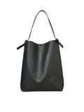 Glossy Cow Mae Bag - Black