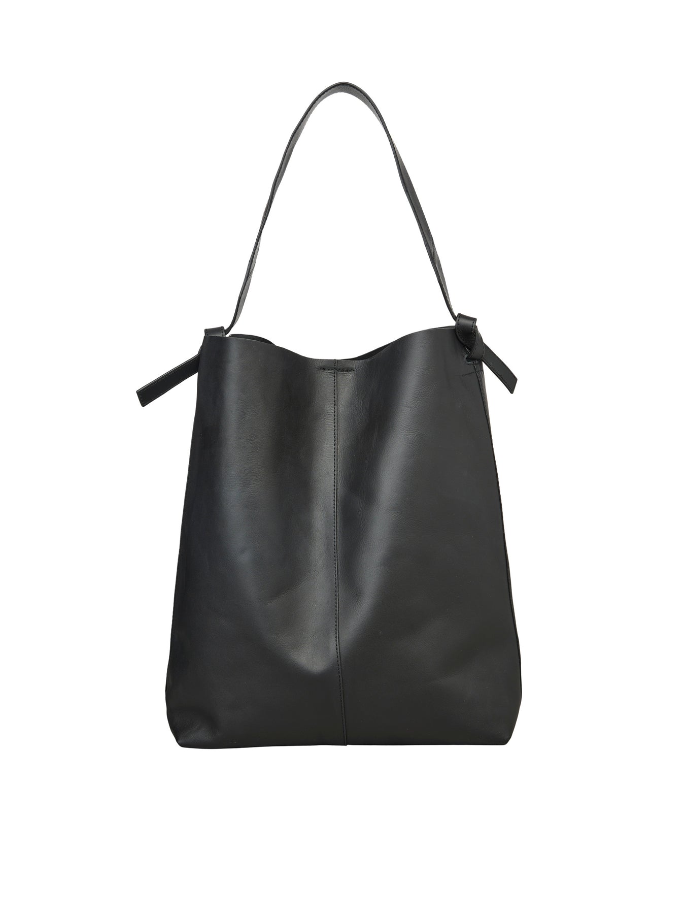 Glossy Cow Mae Bag - Black