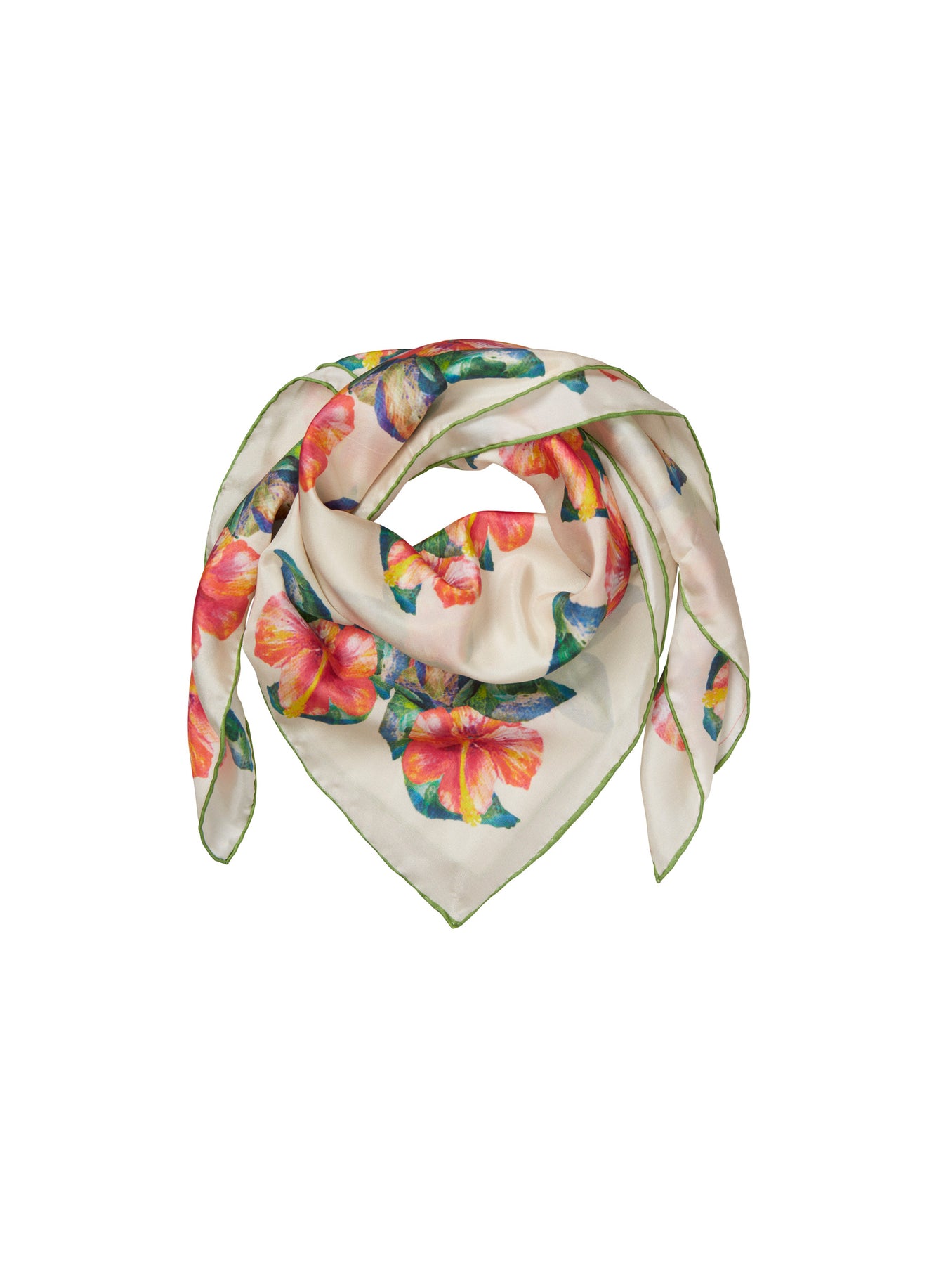 Blommor Sia Scarf - Birch White