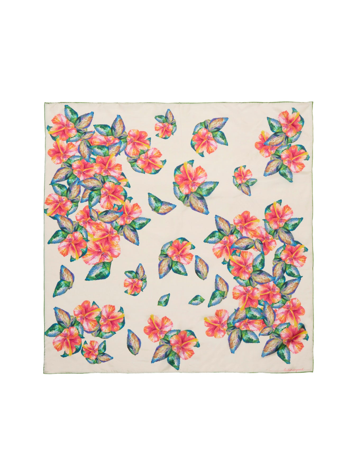 Blommor Sia Scarf - Birch White