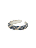 Teila Midi Beaded Hairbrace - Birch White