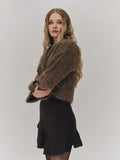Fenny Chunky Cardigan - Brun