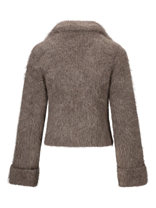 Fenny Chunky Cardigan - Brun