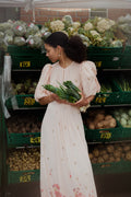 Georgette Tieband Gown - Wild Flowers