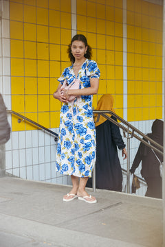 Bellavista Midi Dress - Isadora Floral Navy