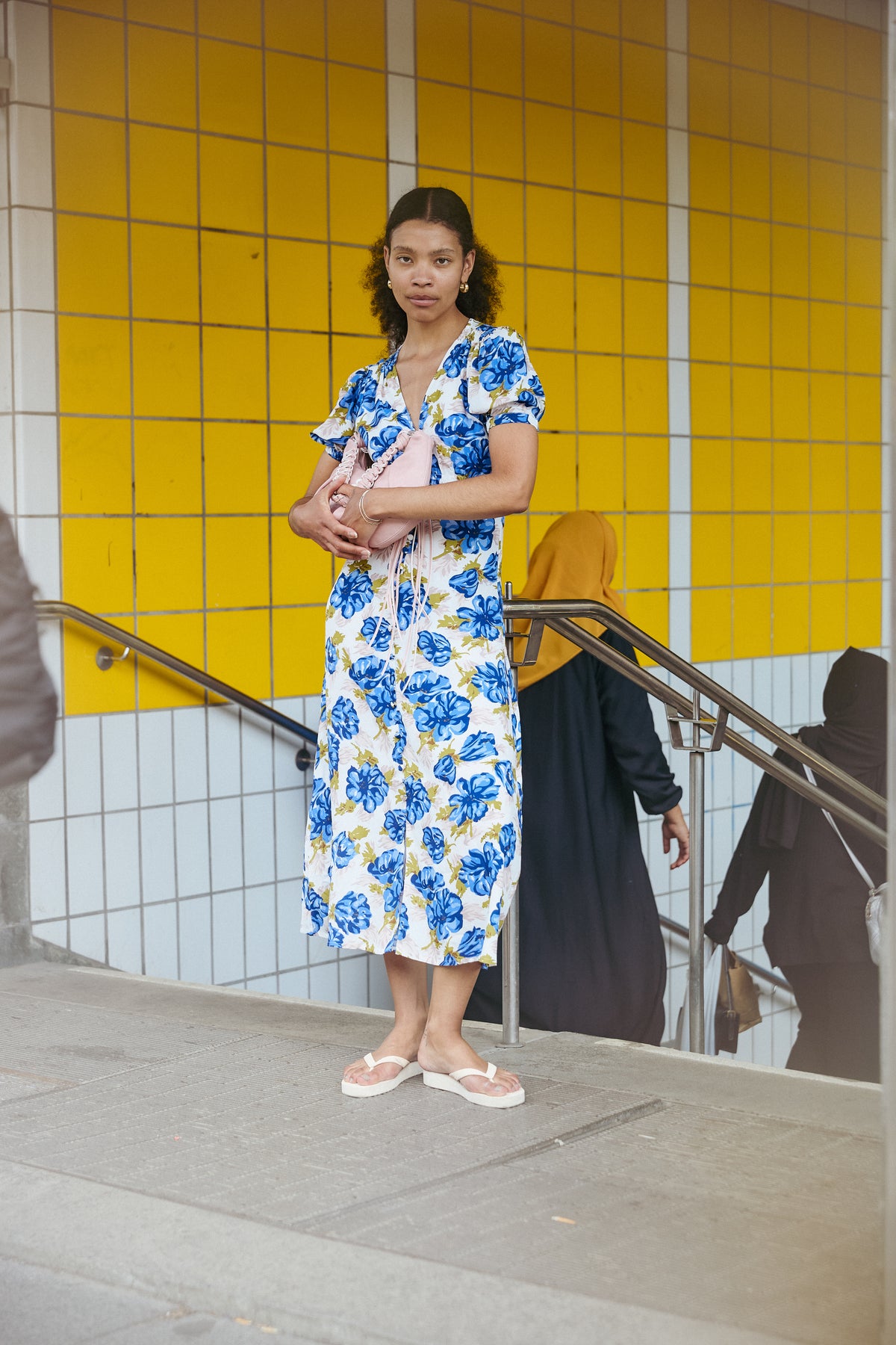 Bellavista Midi Dress - Isadora Floral Navy