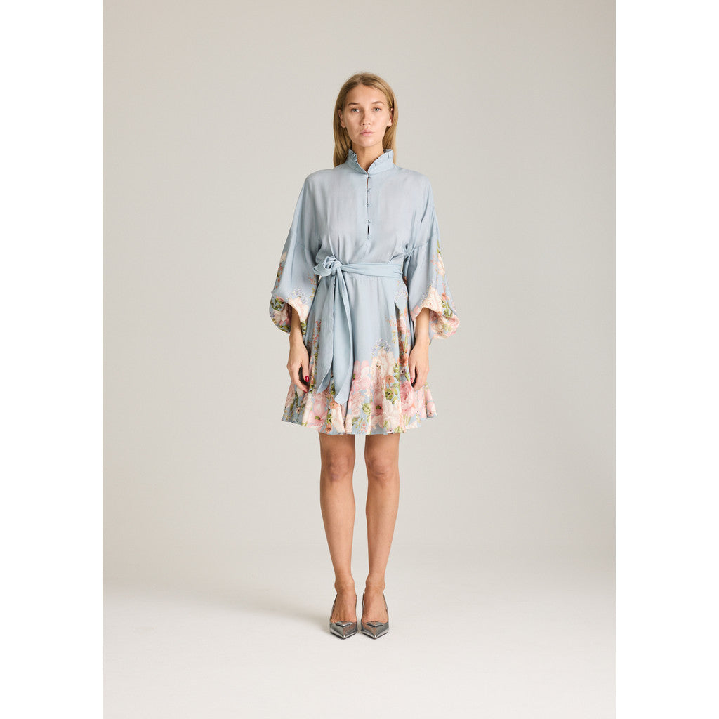 Aliah Flora Dress - Blue Garden