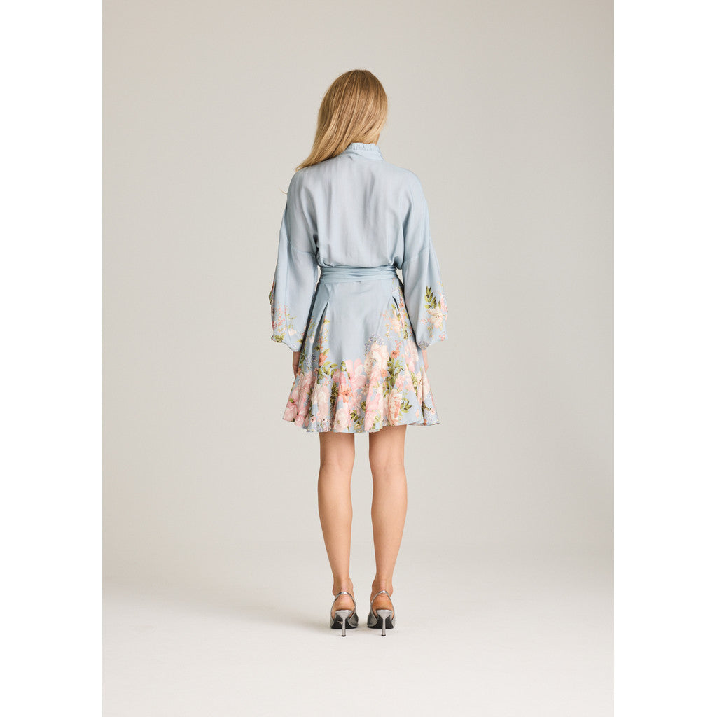 Aliah Flora Dress - Blue Garden