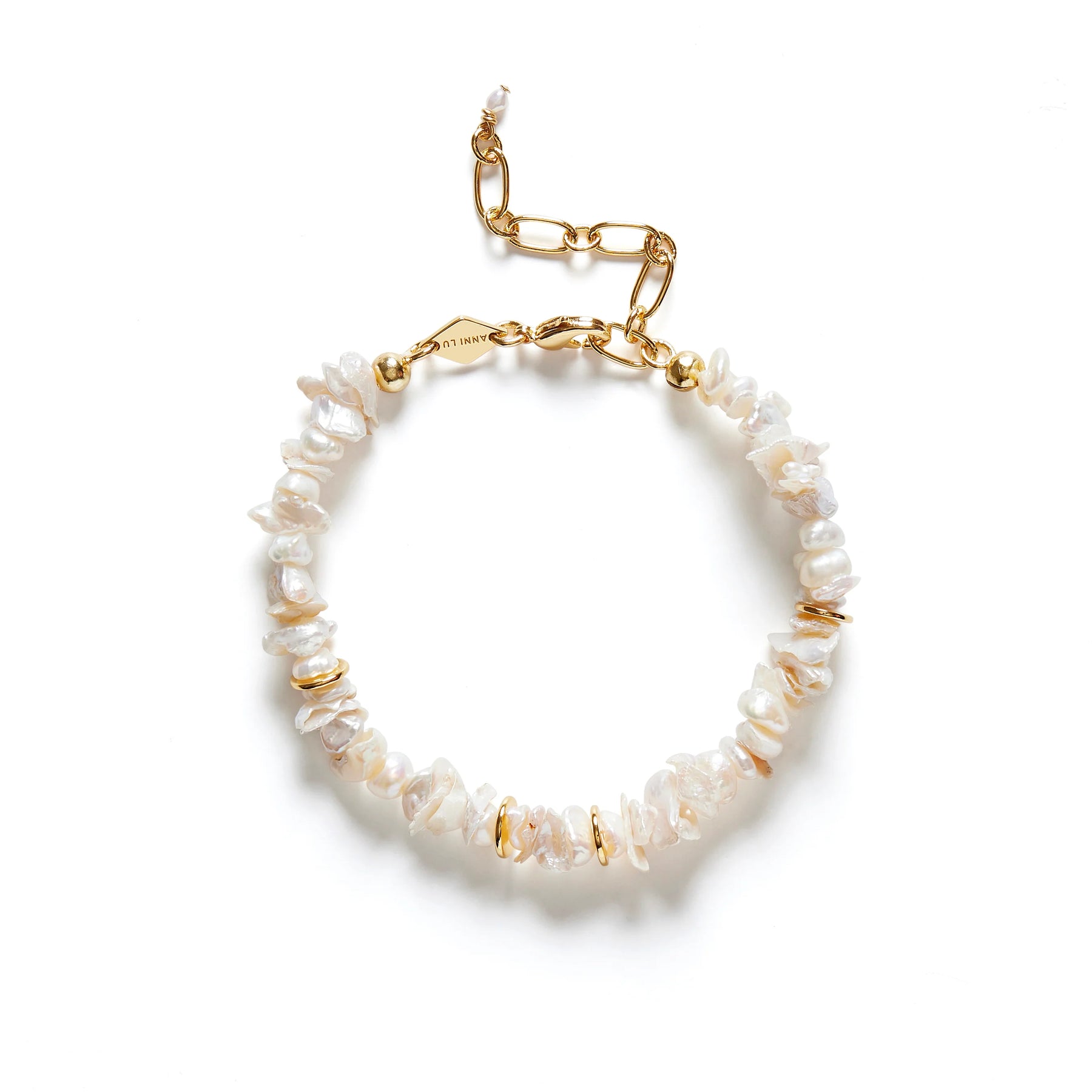 Pearl Power Bracelet - Guld
